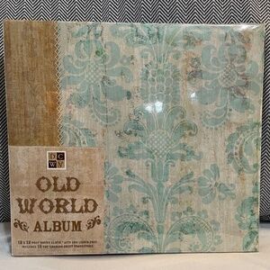 NWT DCWV 12" x 12" "Rock Star" Post Bound Tan and Teal Album